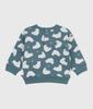 Petit Bateau Sweatshirt Pullover Indigo 24 86cm A0EIS, Blue/Multicolor, Months,