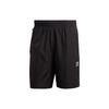 Originals Trefoil Logo Print Solid Straight-Leg Sport Casual Shorts Men Bottoms Black HL9391