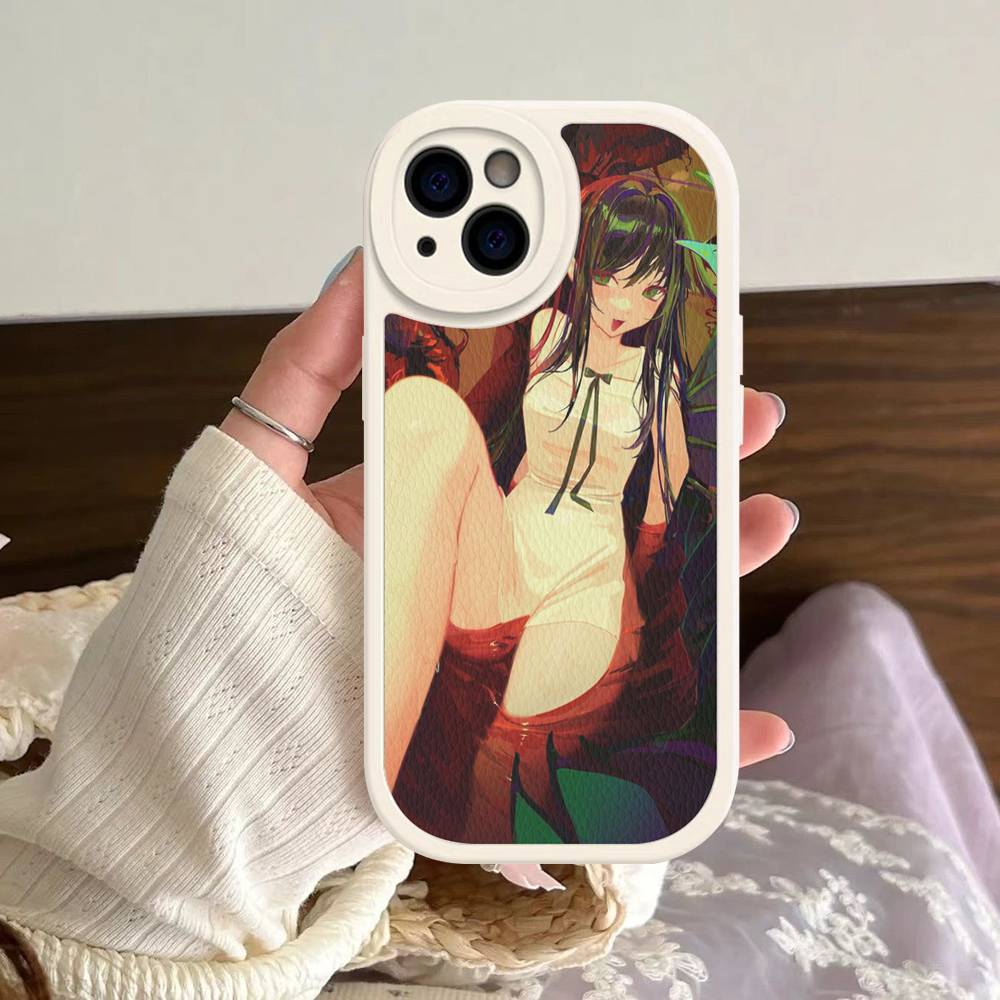Чехол для телефона с изображением игры Horror Saya No Uta для iPhone 16 15 14 13 12 11 Pro Max Plus Кожаный Мягкий Чехол