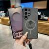 Samsung S25ULTRA Кожаный Магнитный Чехол-Книжка с Четырехлистником - Совместим с S24FE/S23p, Полное Покрытие, Защита от Падений.