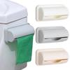 No-Punching Wall Mounted Kitchen Waste Bag Storage Box, Removable Trash Bag Organizer Boxes