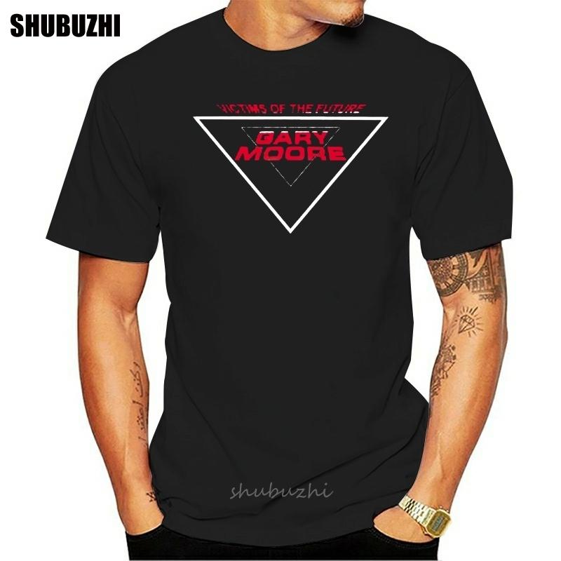 Гэри Мур Жертвы Будущего Музыкальные Люди Черная Футболка S M L XL 2XL 3XL хлопковая футболка мужская летняя модная футболка европейский размер