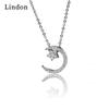 Женское ожерелье Lindon, кулон из медного сплава, циркон, модный подарок