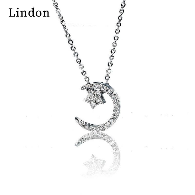 Женское ожерелье Lindon, кулон из медного сплава, циркон, модный подарок