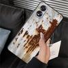 Чехол для телефона для Oppo A15 A32 A52 A54 A17 A32 A73 A9 A38 A53 A18 A31 A72 A12 A36 A11 A37 A16 A33 A71 Модный Ржавый