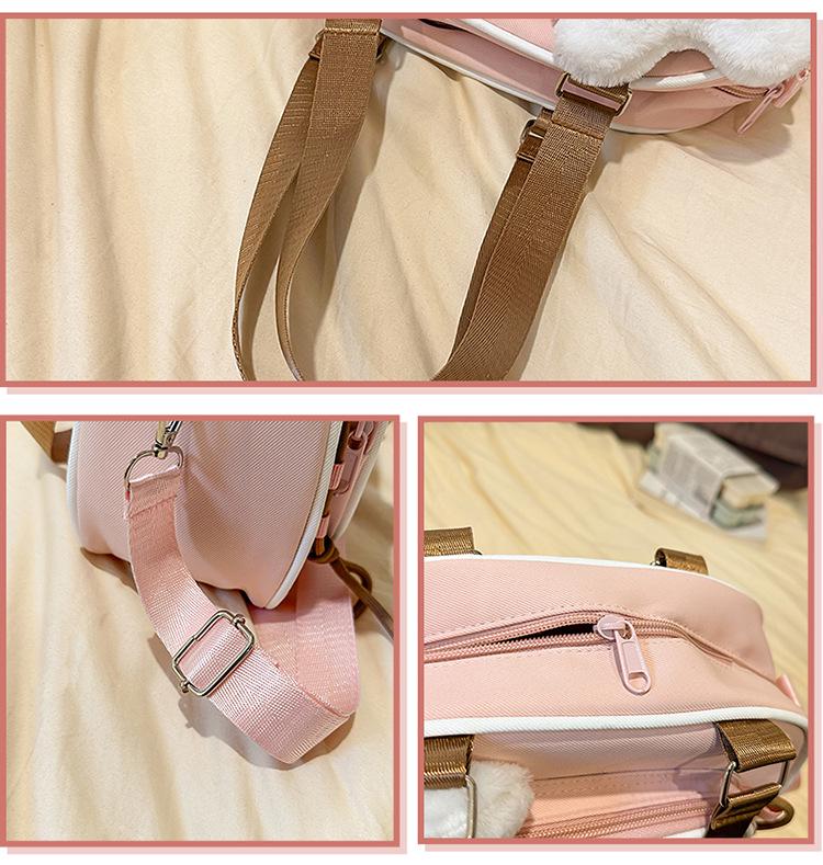 Милая сумка-ита в японском стиле, напоминающая печенье, – многофункциональная сумка через плечо.