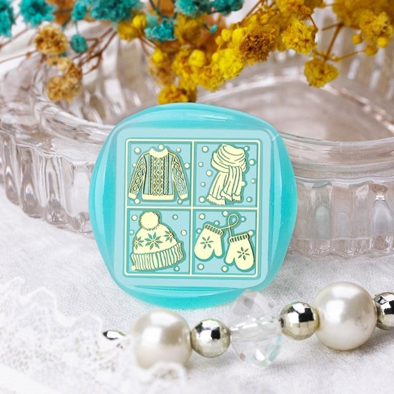 Штамп для восковой печати Бабочка Латунная головка Зимней тематики Штамп для запечатывания воском для пригласительных открыток, скрапбукинга, украшений