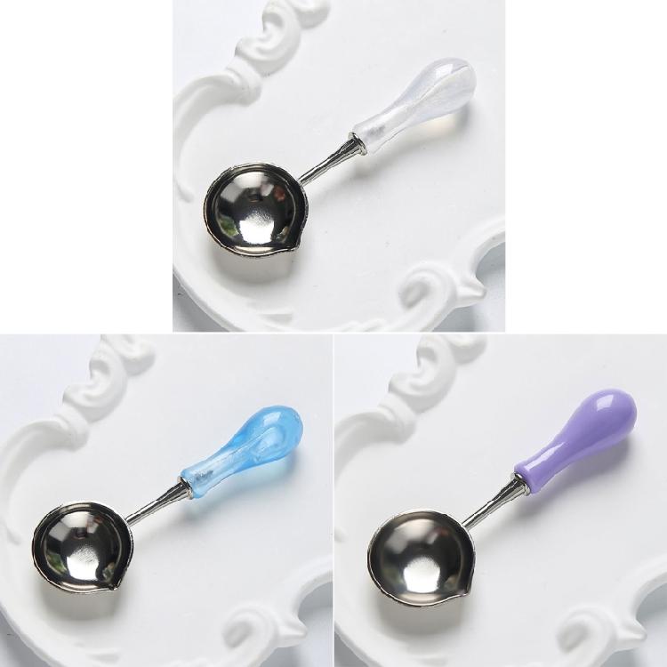 10 шт./набор Ложка для плавления воска для опечатывания Ложка для восковой печати Ложка для плавления штампа для восковой печати Конверт