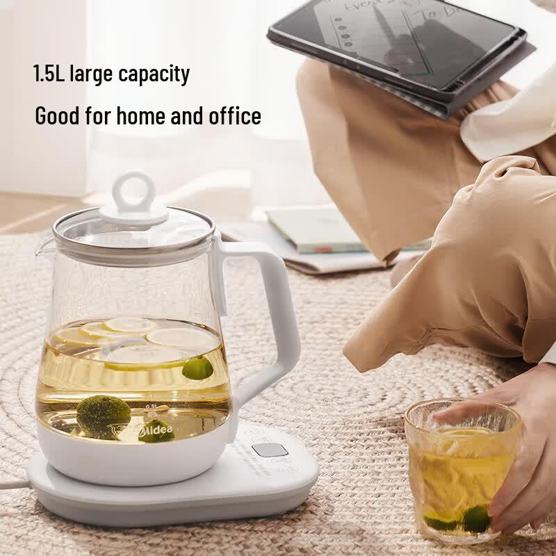 Midea Электрический чайник для здоровья 1,5 л, штекер CN (адаптер в комплекте)