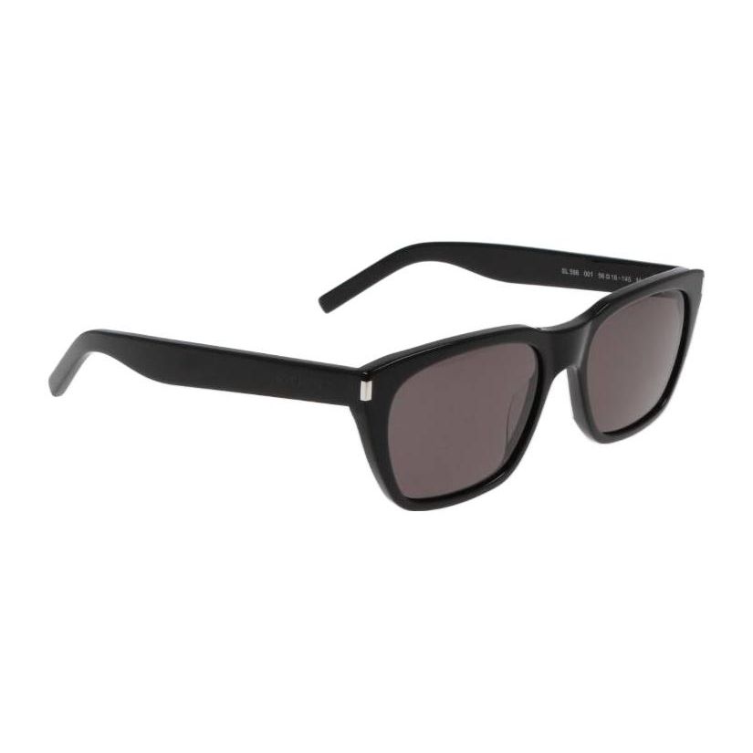 Saint Laurent Квадратные Солнцезащитные Очки Черные Мужские Очки SL-598-001