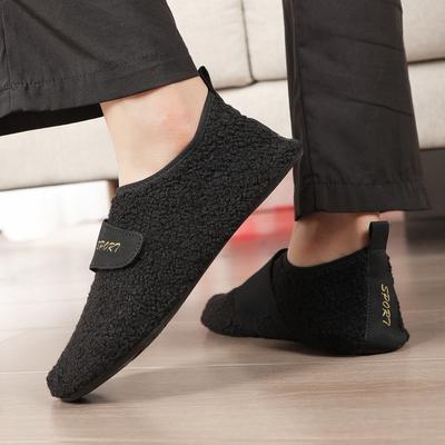 Хлопковые тапочки женские весенне-осенние зимние домашние комнатные нескользящие парные домашние тапочки теплые зимние плюшевые мужские