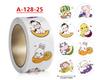 500Pcs Rolls  Kids Lnspirational Stickers Cute Animal Stickers Reward Stickers Kids Stickers Wholesale Self-Adhesive Labels