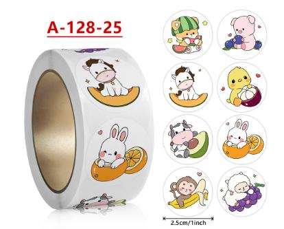 500Pcs Rolls Kids Lnspirational Stickers Cute Animal Stickers Reward Stickers Kids Stickers Wholesale Self-Adhesive Labels