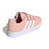 Adidas Vl Court 2.0 Синтетическая кожа Повседневные Легкие Прочные Низкие Кеды для скейтбординга Детские Кроссовки Розовый GZ7664