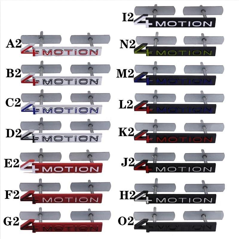 Металлическая эмблема передней решетки автомобиля 4MOTION для Passat Touareg Golf Tiguan Polo, автомобильный значок, наклейка, внешние аксессуары