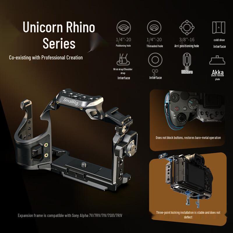 SmallRig Camera Cage for Sony Alpha A7 Series