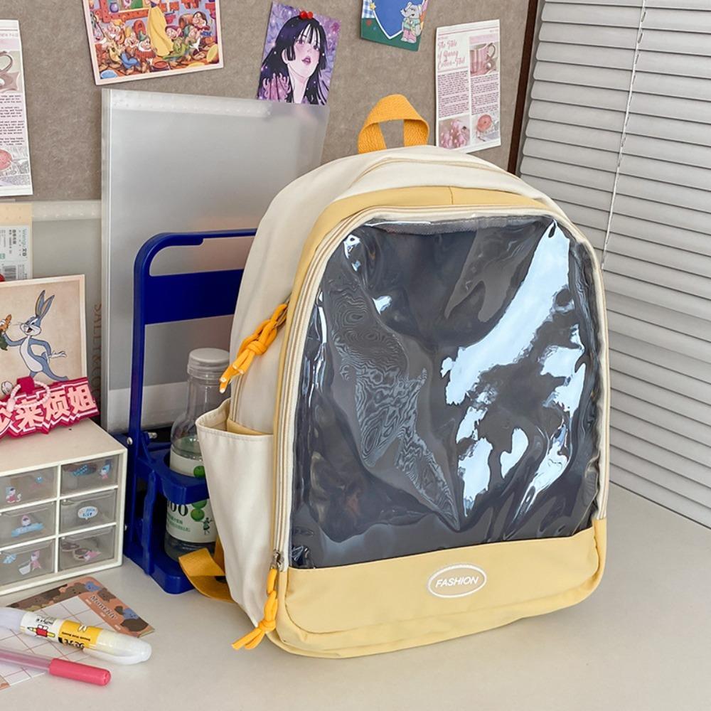 Сумка студенческая сумка через плечо школьная сумка большой емкости прозрачный ПВХ рюкзак сумка для демонстрации кукол