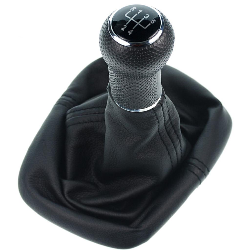 12mm for Volkswagen VW Golf 4 IV MK4 GTI R32 Bora Jetta 5 Speed Black Frame Gear Shift Knob Lever Gaiter Boot 1999-2004