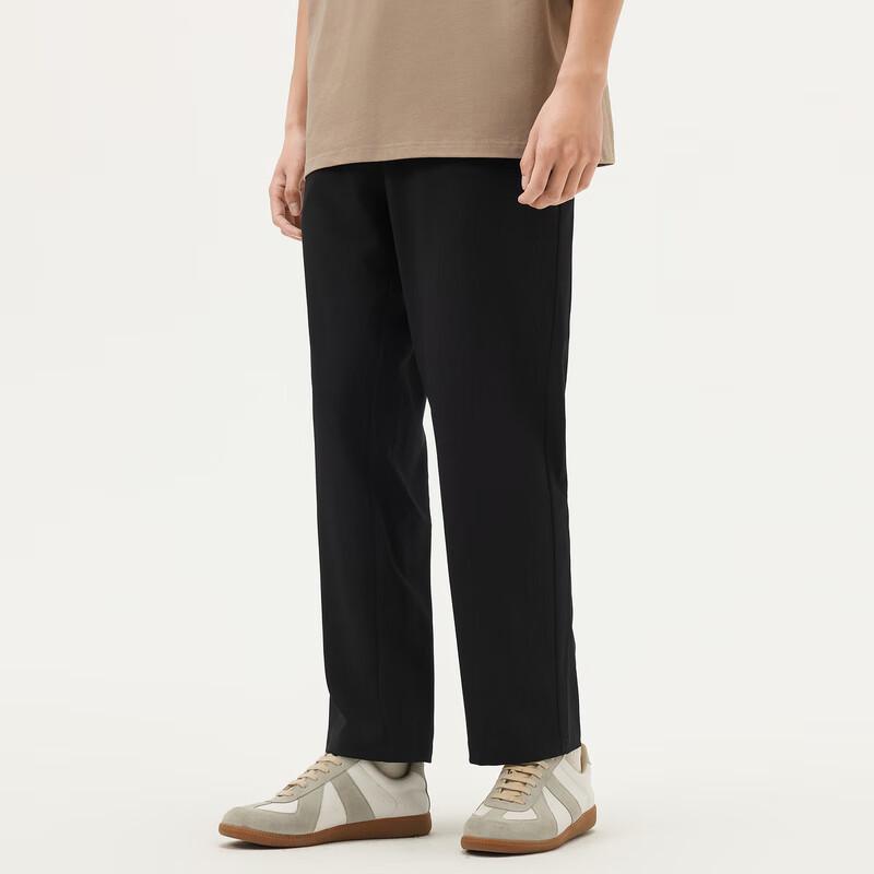 GXG.JEANS Men's Black Tapered Casual Dress Pants
