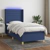 VidaXL Slat Bed Base with Mattress and LED, Upholstered Bed, Single Bed, Adult Bed for Interior Bedroom, 3138923