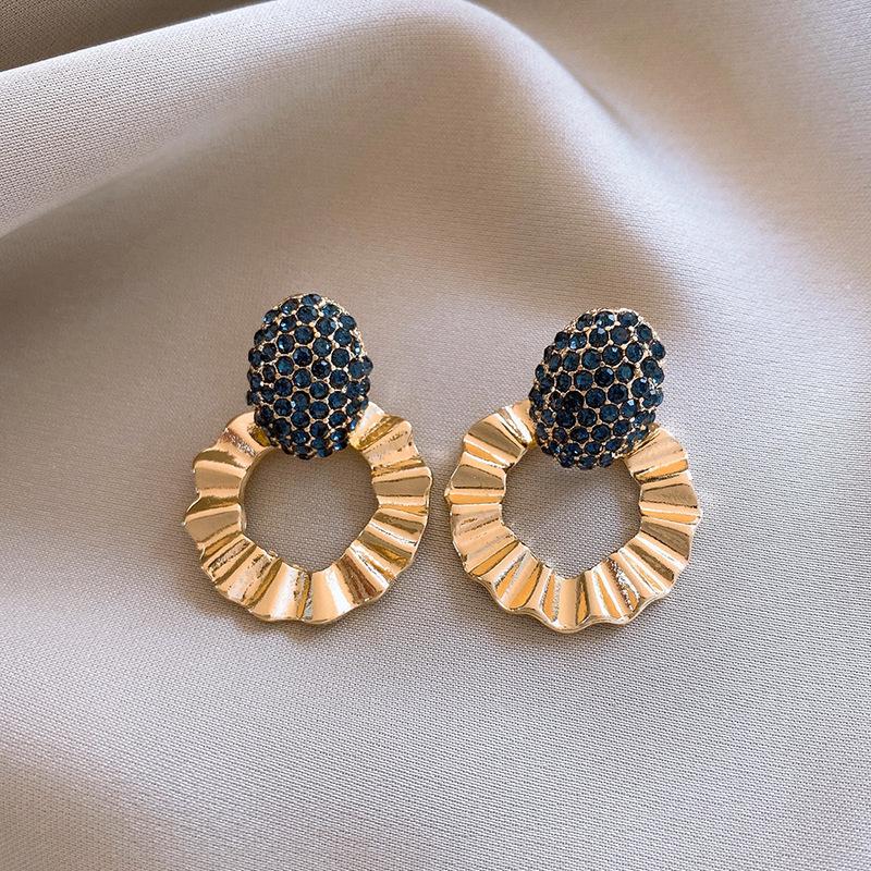 Серьги с геометрическими кисточками и цирконами, серебряная игла: Роскошные Высококачественные Модные Серьги для Женщин