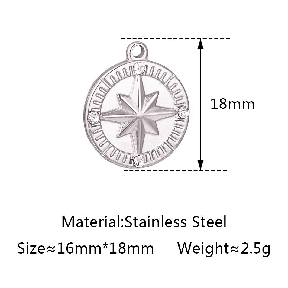 3pcs Stainless Steel Gold Color Plated Rhinestone Evil Blue Eye Charms Necklace Bracelet Earring DIY Jewelry Making Accessories