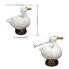 Duck Ornament Magnetic Key Holder Resin Duck Goose Key Holders for Home Office Decor Cute Figurines with Magnetic Tool Racks