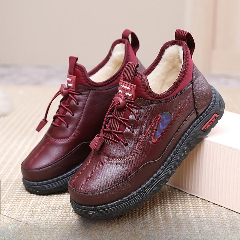 Новая женская бархатная спортивная обувь, утолщенные модные нескользящие кроссовки, зимние ботинки, женские ботинки
