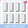 Compatible for Conga 1099 Connected / 1990 Connected Robot Vacuum Spare Parts Main Side Brush Filter Mop Replacement Accessory