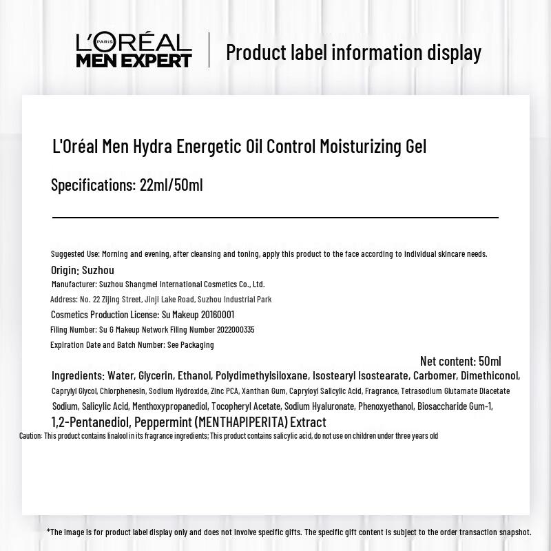 L'Oréal Men's Hydra Power Skincare 3-Piece Set