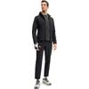 Fila Фитнес Серия для улицы Повседневная куртка с капюшоном и длинными рукавами Мужская куртка Глубокий черный A11M441706F-BK