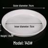 Thickened Round Plastic Flower Pot Water Tray - Large Draining Base for Succulents & Golden Pothos.
