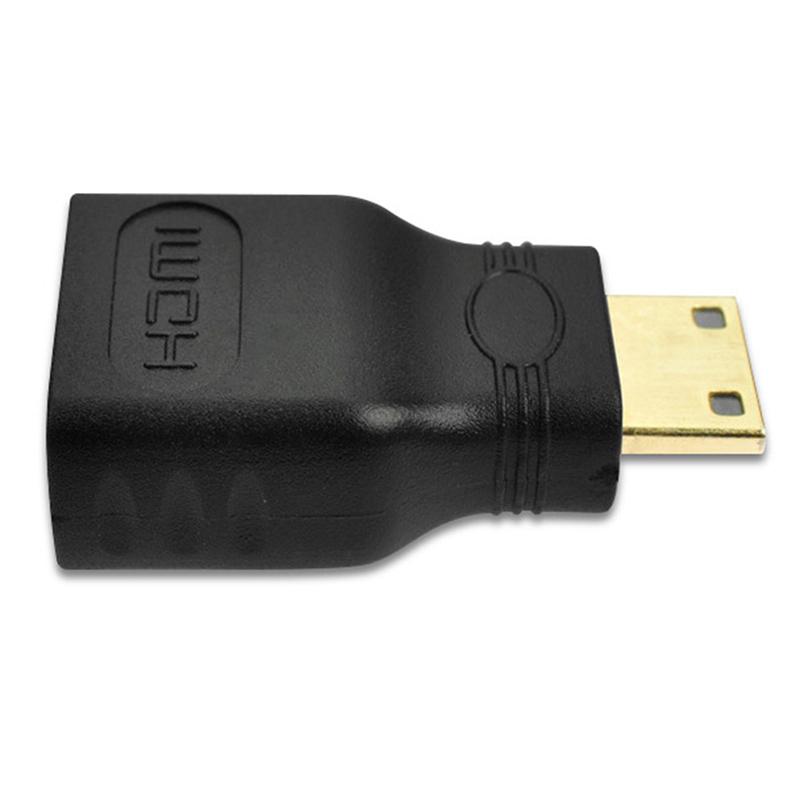 Мини-адаптер HDMI-HDMI, позолоченный конвертер «папа-мама» для плоского HDTV