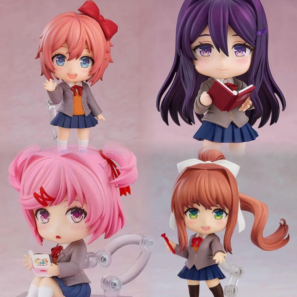 10 см Фигурки животных из Doki Doki Literature Club 2283 Юрий Саёри Нацуки Моника Декор для рабочего стола Коллекционная Прочная Подарок для фанатов аниме