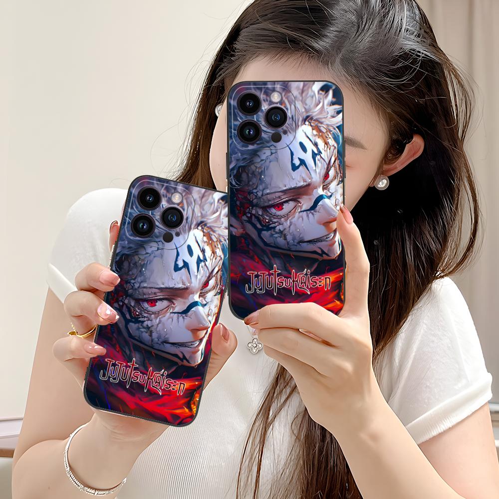 Чехол для мобильного телефона Jujutsu Kaisen Сукуна для iPhone 17 16 15 14 13 12 11 X XR XS 8 7 Air Pro Max Plus Mini Цветной чехол Красивый
