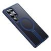 Для Samsung Galaxy S25 Ultra S24 Plus Вращающийся на 360° Сплавной Держатель Чехол для Телефона Матовый Прозрачный Чехол с Поддержкой Беспроводной Зарядки MagSafe