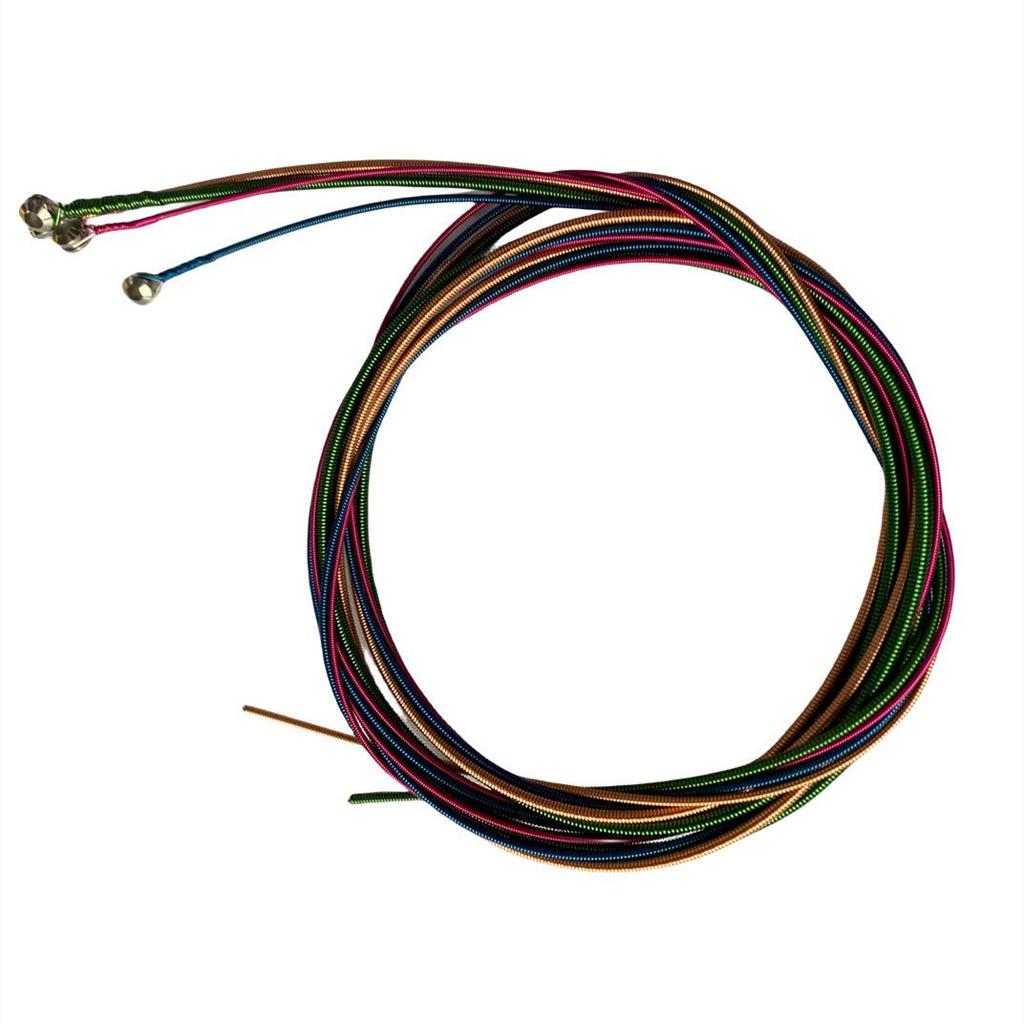 Цветные стальные струны для 4-струнной электрической бас-гитары - Аксессуары для музыкальных инструментов