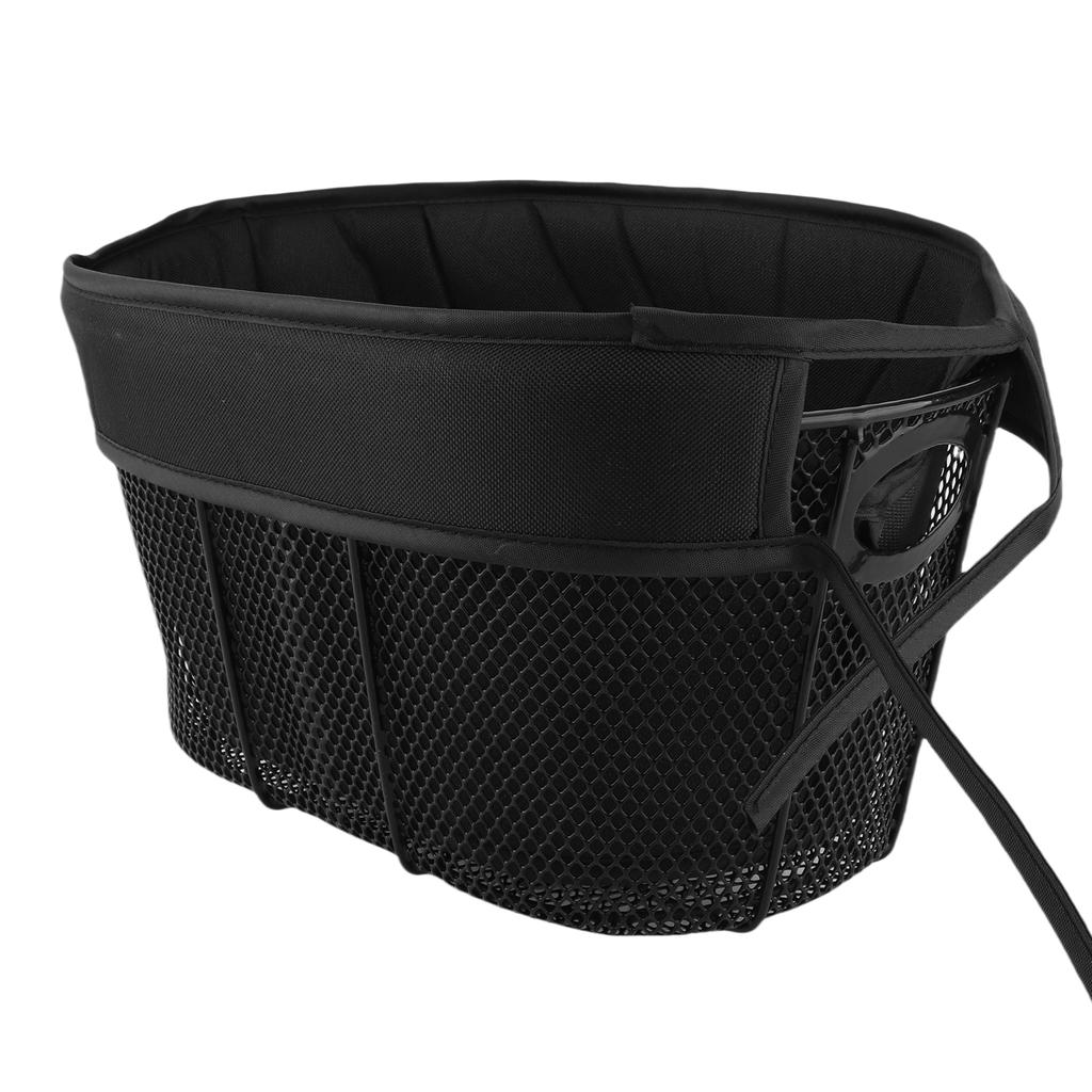 Dog Cycling Basket Cycling Shopping Basket Portable Cat and Dog Carrier for Front Crossbar with Sponge Liner Safety