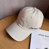 Embroidered Breathable Cotton Letter Cap With Wide Brim Sunshade Sports Outdoor