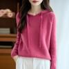 Women's Cashmere Sweater Qinghe Cashmere 30% Cashmere 70% Wool Autumn and Winter Pullover Warm and Fashionable