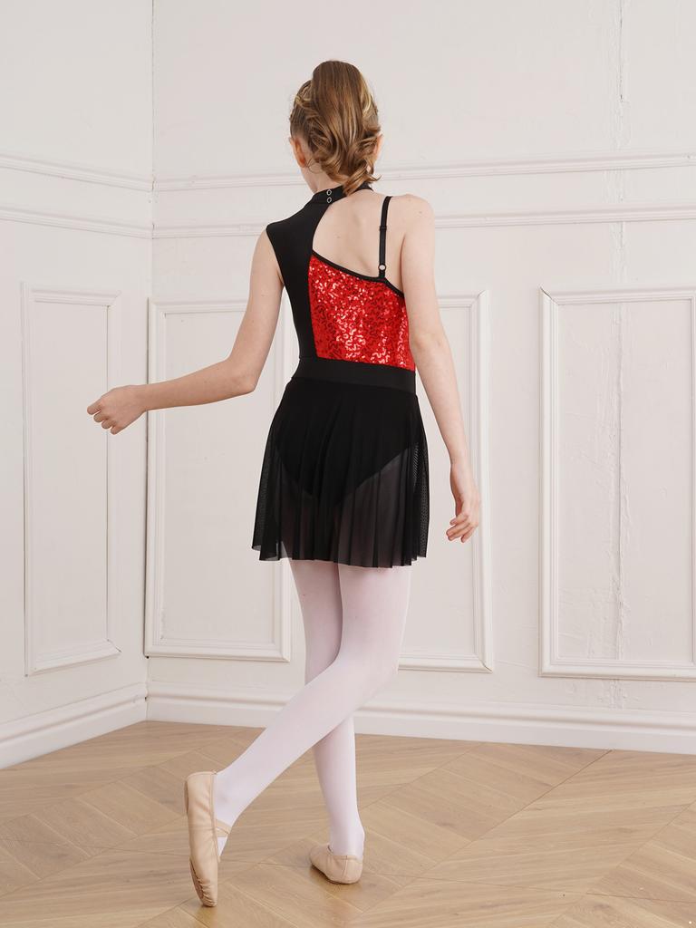 Фигурное катание на коньках, роликовые коньки, Холтер, балетное танцевальное трико, платье, художественный гимнастический костюм для детей, девочек