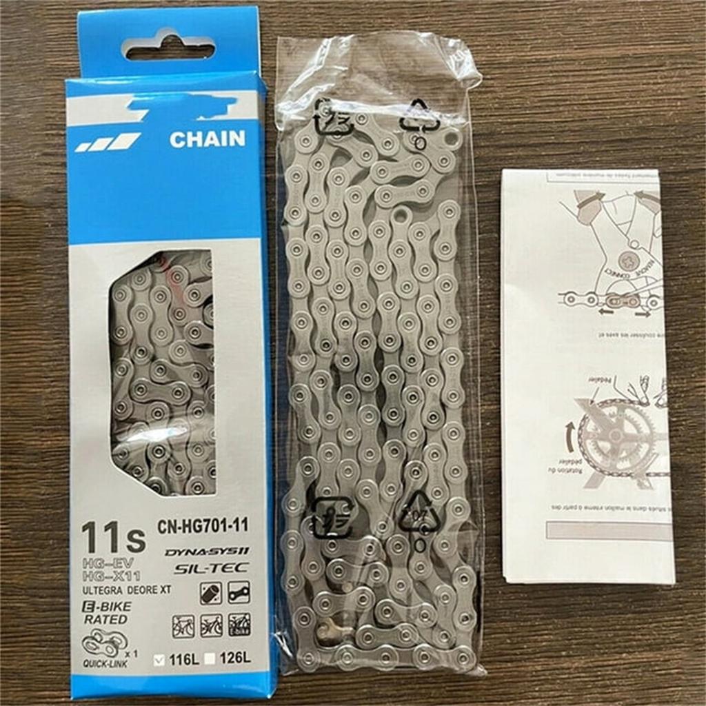 CN-HG701 11-скоростная цепь Ultegra/Deore XT для горного велосипеда, шоссейная цепь для электровелосипеда, 116 звеньев