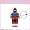 G0126 Серия Супергероев Питер Паркер Тень Багровый Цветок Паутина Сборный Блок Мини-кукла Сумка