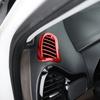 Для KIA Soul -2025 Аксессуары Красная Декоративная Рамка Дефлектора Вентиляции Панели Приборов (Верхняя, Передняя) LHD