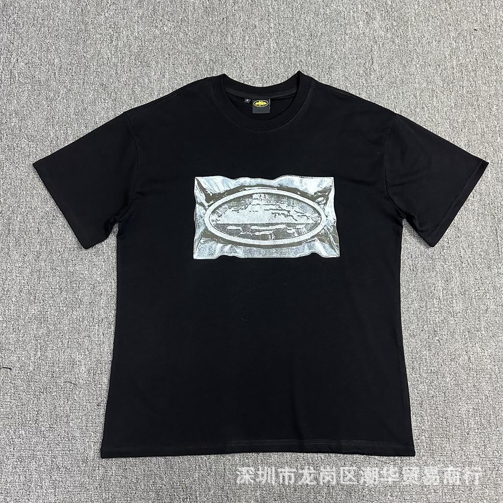 Cross-border Corteiz tide brand Alcatraz summer retro printing men's and women's trend loose casual short-sleeved T-shirt