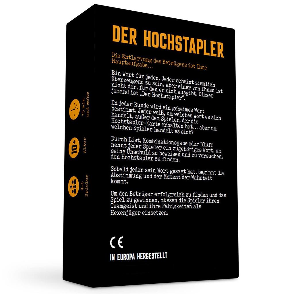 Самозванец - А вы его знаете?, Игры в слова и сомнения! Настольные игры для всей семьи, Игры для взрослых, Настольные игры, Карточные игры на немецком языке