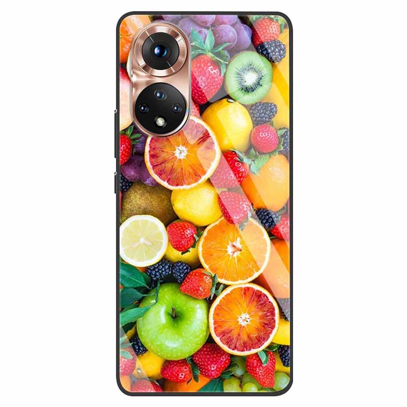 Роскошный чехол для Huawei Honor 50 Чехол Закаленное Стекло Чехол для Телефона Huawei Honor 50 Honor50 6.57" Coque Сумка Модный Бампер