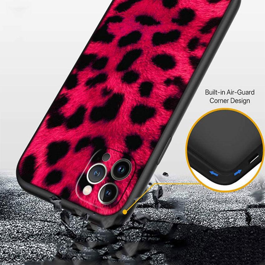 Розовый леопардовый чехол для телефона PP51 для Samsung Galaxy M06 M15 M16 M35 M55 M56 A36 A42 A50 A50S A51 A52 A32 A33 A05 A05S A06 A16 A20