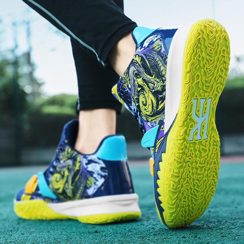 Модные мужские баскетбольные кроссовки с амортизацией, дышащие, для тренировок спортсменов, легкая спортивная обувь, повседневная обувь, кроссовки с индивидуальным дизайном