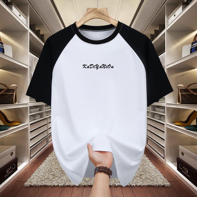 Плюс Размер 11XL Футболка с короткими рукавами Мужская летняя сшитая мужская футболка с короткими рукавами Свободная толстая мужская футболка с короткими рукавами